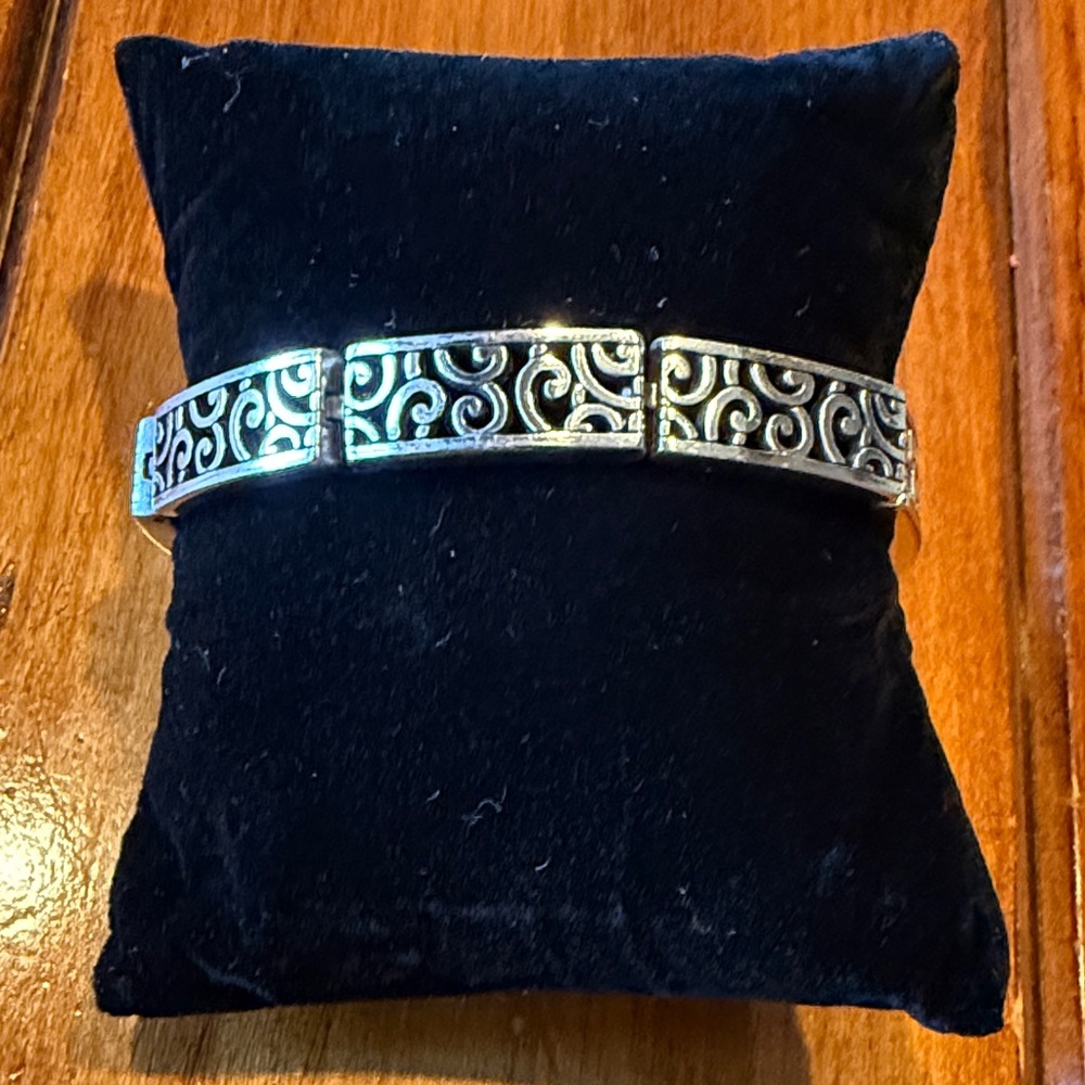 Brighton Silver Filigree Panel Bracelet